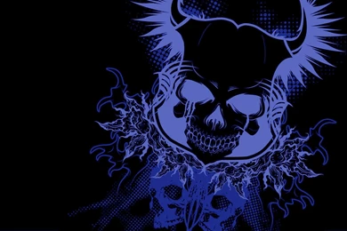 Blue Skull Computer Wallpapers, Desktop Backgrounds