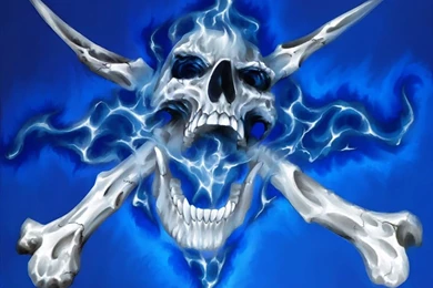 Blue Skull Photos
