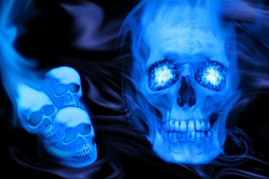 Blue Skull Wallpapers By Nox enamor On DeviantArt