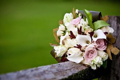 Download Wallpapers 1920x1080 Roses, Calla Lilies, Flowers, Bouquet ...