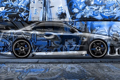 Nissan Skyline GTR R34 JDM Crystal Graffiti Car 2014 « El Tony