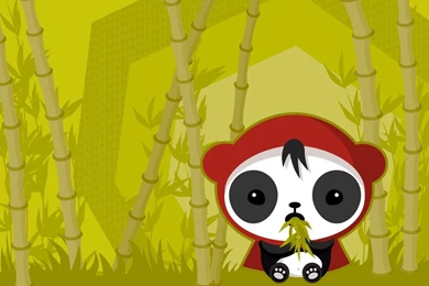 Panda Abstract Cartoon Free Desktop Wallpapers