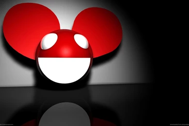 Download 1680x1050 Deadmau5 Red 3D Render Wallpapers