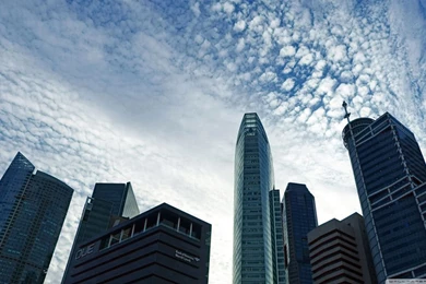 Skyscraper And Cloud HD Desktop Wallpapers : High Definition ...