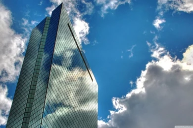 Glass Skyscraper HD Desktop Wallpapers : Widescreen : High ...