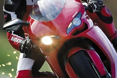 Red Ducati Racing Bike iPhone 5 Wallpapers (640x1136)
