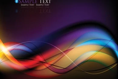 Cool Dynamic Light Backgrounds Vector Symphony Free Vector / 4Vector