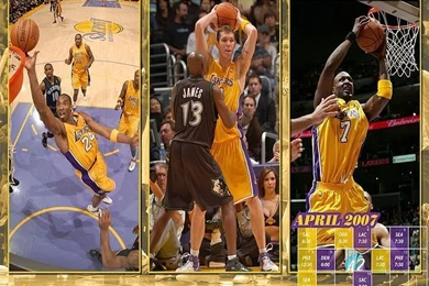 NBA LA Lakers Basketball Wallpapers 15   Wallcoo.net