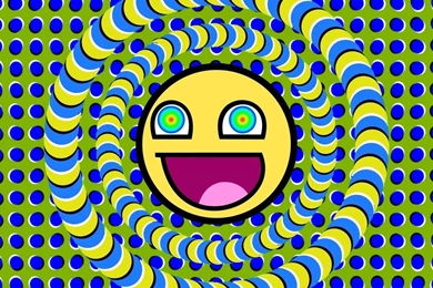 Psychedelic Awesome Smiley iPad 3,4 & Air Wallpapers