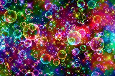 Download Wallpapers 3840x1200 Bubbles, Colorful, Bright Dual Wide ...