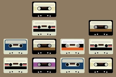 Download Wallpapers 750x1334 Cassette, Set, Retro iPhone 6 HD ...