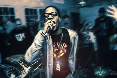 Download Wallpapers 1920x1080 Kid Cudi, Room, Party, Microphone ...