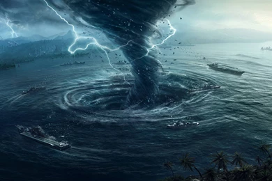 Sea Vortex Tornado Wallpapers
