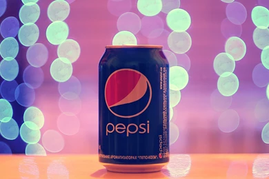 Drink, Pepsi, Lights, Bokeh