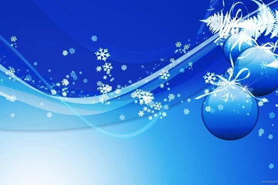HD Blue Design Christmas Backgrounds Wallpapers