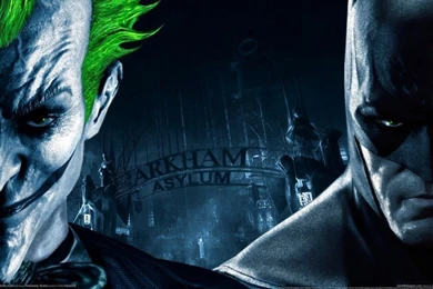 The Joker Vs. Batman   Batman Arkham Asylum Wallpapers (15416119 ...