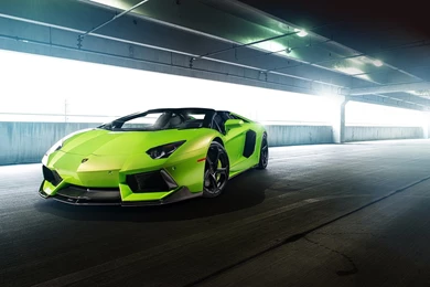 Green Sports Car New Wallpapers