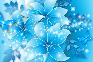 Light Blue Flowers Wallpapers   Funny And Amazing Wallpapers.