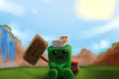 Minecraft iPad 1 & 2 Wallpapers
