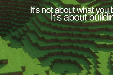 Minecraft iPad 1 & 2 Wallpapers