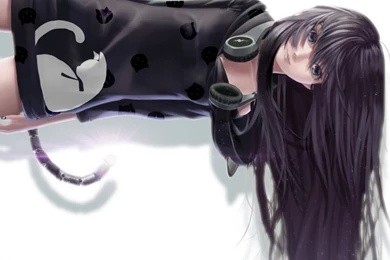 Art Girl Headphones Anime Hd Wallpapers Wallpapers