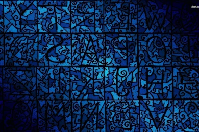 Blue Stained Glass Wallpapers   Abstract Wallpapers