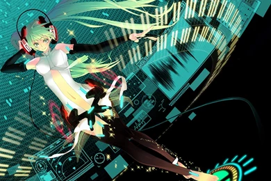 Anime Girl With Headphones Wallpapers