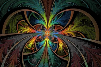 Feathered Stained Glass HD Desktop Wallpapers : Widescreen : High ...