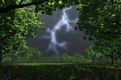 Desktop Wallpapers · Gallery · 3D Art · Summer Storms