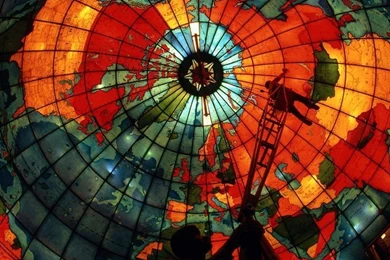 Massachusetts, Stained Glass Map, 1998, Photo Of The Day, Picture ...