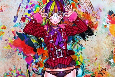 Download Women Abstract Wallpapers 1600x900