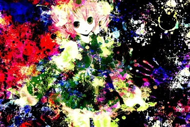 Abstract Pink Hair Short Hair Kasane Teto Anime Girls Utau ...