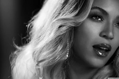 Beyonce Black And White Portrait HD Desktop Wallpapers : Widescreen ...