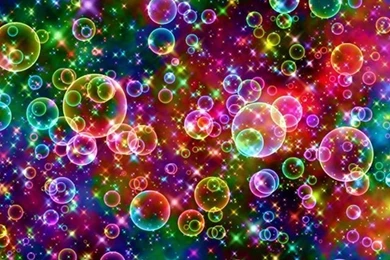 Colorful Bubbles iPhone 4s Wallpapers Download