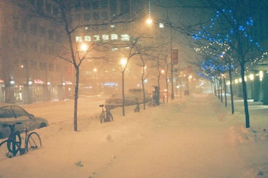 MONTREAL Quebec Canada Building Winter Wallpapers