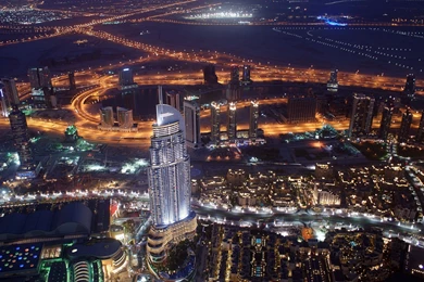 Dubai At Night (Burj Khalifa) Wallpapers Edition By Skywalkerdesign ...