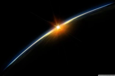 Sunrise In Space HD Desktop Wallpapers : Widescreen : High ...