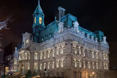 Known Places: Montreal City Hall, Desktop Wallpapers Nr. 25345