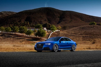 Download Wallpapers 3840x2400 Audi, Rs5, Blue, Side View Ultra HD ...