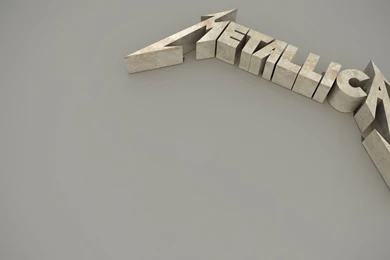 Download Wallpapers 3840x2160 Metallica, 3d, Name, Background, Font ...