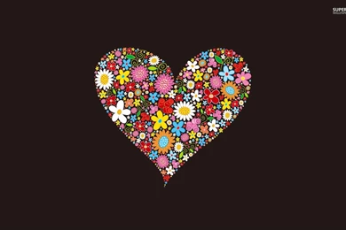 Floral Heart Wallpapers