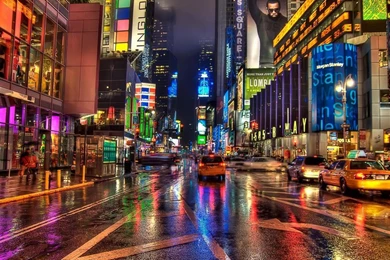 Inspiration  City Street Scene At Night