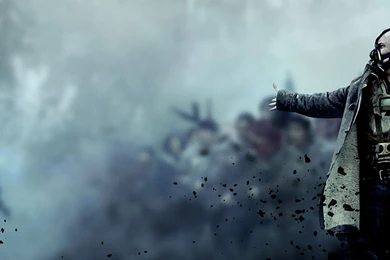 Batman Vs Bane Dual Screen Wallpapers