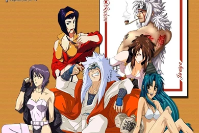 Wallpapers Jiraiya Y Sus Nenas Photo By Jiraiyaalbum
