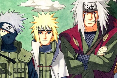 Download Wallpapers 3840x1200 Naruto, Naruto Shippuden, Yondaime ...