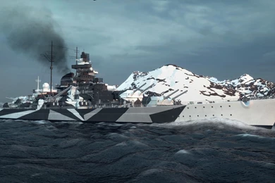 German Battleship Tirpitz Wallpapers, Hintergründe