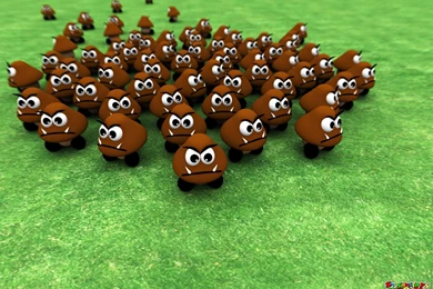 Desktop Wallpapers · Gallery · 3D Art · Mario Love