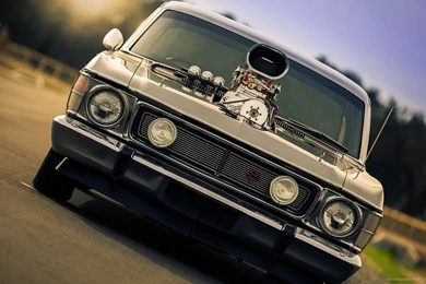 Download 1366x768 Ford Supercharged GT Australian Muscle Car Wallpapers