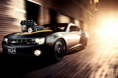 Chevrolet Camaro Hot Rod Muscle Cars Roads Engine Custom Wallpapers ...