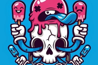 Cute & Funny Pop Art Cartoon Wallpapers For IPhones! Zombie Burgers ...